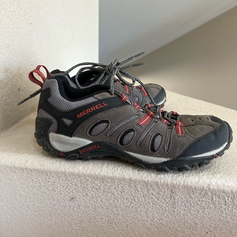Merrell Mens Crosslander Vent J343406C Gray Hiking Shoes Sneakers Size 8